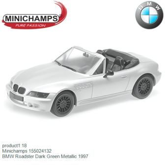 product1:18 | Minichamps 155024132 | BMW Roadster Dark Green Metallic 1997
