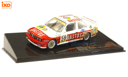 product1:43 | IXO-Models GTM129 | BMW M3 E30 | Bastos Racing Team 1987 #59 - D.Vermeersch - M.Micangeli - G.Fontanesi