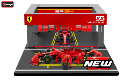 product1:43 | Bburago 18-36862S | Scuderia Ferrari SF-24 2024 - C.Sainz