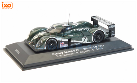 product1:43 | IXO-Models LM2003 | Audi R8 2003 #7 - T.Kristensen - G.Smith - I.Capelli - R.Capello