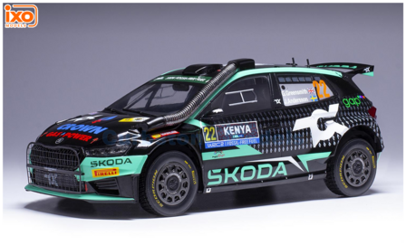 product1:18 | IXO-Models 18rmc209 | Skoda Fabia Rally2 | TOK Sport 2024 #22 - G.Greensmith - J.Andersson