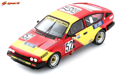 product1:43 | Spark SB423 | Alfa Romeo GTV 6 | Luigi Racing 1984 #52 - E.Zapico - M.Micangeli - G.Sala