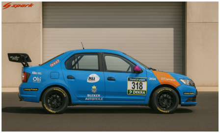 product1:43 | Spark SG959 | Dacia Logan | Ollis Garage Racing 2024 #318 - O.Kriese - M.Lachmayer - Y.Lachmayer - M.Weissermel