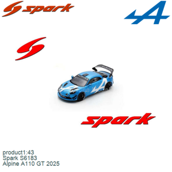 product1:43 | Spark S6183 | Alpine A110 GT 2025
