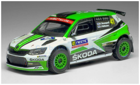 Product 1:43 | IXO-Models RAM684 | Skoda Fabia R5 WRC RC2 | &Scaron;koda Motorsport 2018 #41 - H.Rovanper&auml; - J.Halttunen