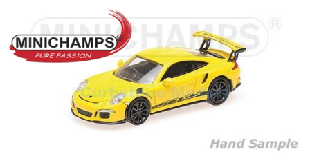 product1:87 | Minichamps 870063225 | Porsche 911 GT3 RS Yellow 2013