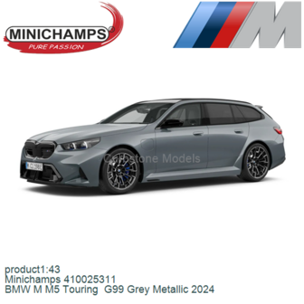 product1:43 | Minichamps 410025311 | BMW M M5 Touring  G99 Grey Metallic 2024