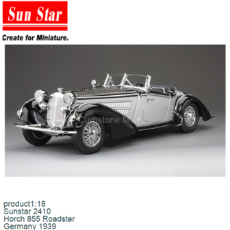 product1:18 | Sunstar 2410 | Horch 855 Roadster | Germany 1939