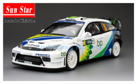 product1:18 | Sunstar 3881 | Ford Motor Co. Ltd Rallye Sport team Focus RS WRC04 2004 #8 - F.Duval - S.Pr&eacute;vot