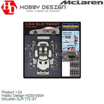 Product 1:24 | Hobby Design HD03-0004 | McLaren SLR 772 GT