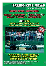 Product 1:43 | Tameo CPK002 | Lotus Martini Racing 79 1979 - C.Reutemann - M.Andretti