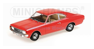 Product 1:18 | Minichamps 107047020 | Opel Record C Coup&eacute; Rood 1966