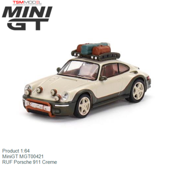 Product 1:64 | MiniGT MGT00421 | RUF Porsche 911 Creme