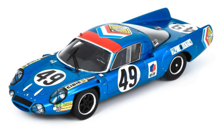 Product 1:43 | Spark S5696 | Troph&eacute;e Le Mans Alpine A210 1969 #49 - J.Foucteau  - P.Compain 