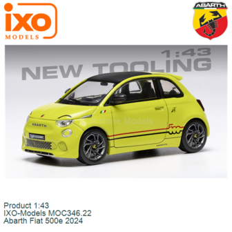 Product 1:43 | IXO-Models MOC346.22 | Abarth Fiat 500e 2024