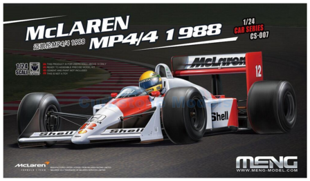 Product 1:24 | MENG CS-007 | McLaren F1 MP4/4 1988 - A.Senna