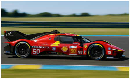 Product 1:43 | Looksmart LSLM192 | Ferrari 499P | AF Corse 2025 #50 - N.Nielsen - M.Molina - A.Fuoco