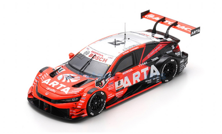 Product 1:43 | Spark 43SGT25008 | Honda Civic Type R-GT | Arta Mugen 2025 #8 - T.Nojiri - N.Matsushita
