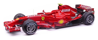 Product 1:18 | ClearModels N5423H | Ferrari F2007 Scuderia Rood 2007 - M.Schumacher
