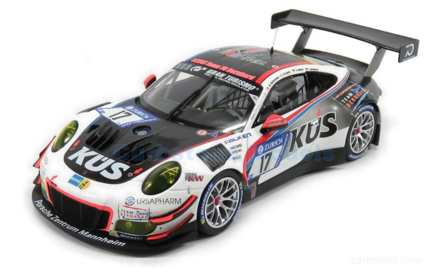 Product 1:18 | Minichamps 153186917 | Porsche 911 GT3 R | KUS Team 75 Bernhard 2018 #17 - J.Bergmeister - M.Christensen - M.Cai