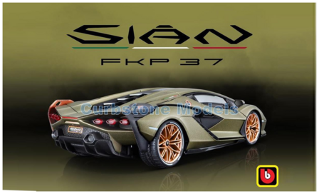 Product 1:18 | Bburago 18-11046GREEN | Lamborghini Sian FKP 37 Green 2019