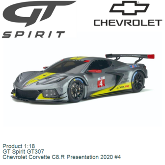 Product 1:18 | GT Spirit GT307 | Chevrolet Corvette C8.R Presentation 2020 #4