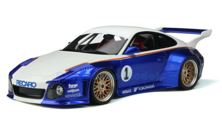 Product 1:18 | GT Spirit GT797 | Porsche 911 Body Kit Old-New Blue / White 2019