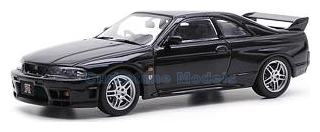 Product 1:43 | Ebbro EBB43586 | Nissan Skyline R33 GTR Zwart 1997