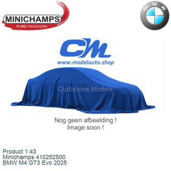 Product 1:43 | Minichamps 410252500 | BMW M4 GT3 Evo 2025