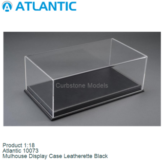 Product 1:18 | Atlantic 10073 | Mulhouse Display Case Leatherette Black