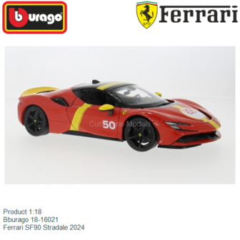 Product 1:18 | Bburago 18-16021 | Ferrari SF90 Stradale 2024