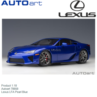 Product 1:18 | Autoart 78858 | Lexus LFA Pearl Blue