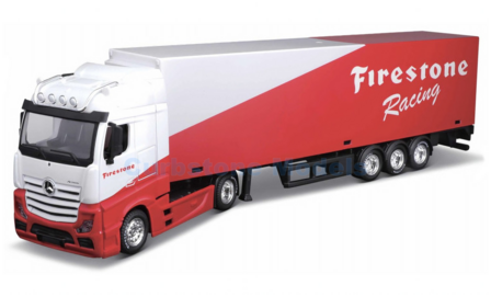 Product 1:43 | Bburago 18-31460R | Mercedes Benz Actros Gigaspace | FireStone Racing 2020