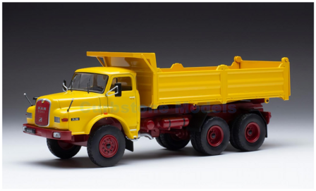 Product 1:43 | IXO-Models TRUD003 | MAN DHAK 26.280 6x6 Dark Yellow and Red 1971