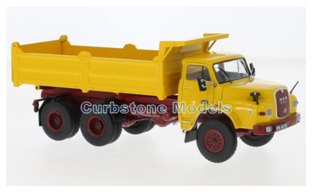 Product 1:43 | IXO-Models TRUD003 | MAN DHAK 26.280 6x6 Dark Yellow and Red 1971