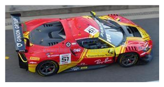 Product 1:43 | Looksmart LSRC188 | Ferrari 296 GT3 | AF Corse 2024 #51 - A.Rovera - D.Rigon - A.Pier Guidi