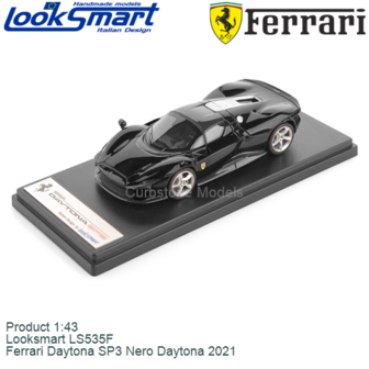 Product 1:43 | Looksmart LS535F | Ferrari Daytona SP3 Nero Daytona 2021