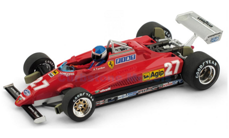 Product 1:43 | Brumm R287-CH | Scuderia Ferrari 126 C2 1982 #27 - P.Tambay