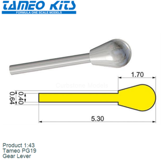 Product 1:43 | Tameo PG19 | Gear Lever