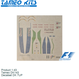 Product 1:43 | Tameo DK143 | Decalset DK 7UP