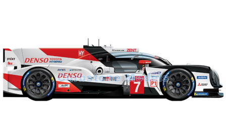 Product 1:18 | Spark 18S426 | Toyota Gazoo TS050 Hybrid LMP1 2019 #7 - J.L&oacute;pez - M.Conway - K.Kobayashi