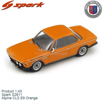Product 1:43 | Spark S2811 | Alpina CLS E9 Orange