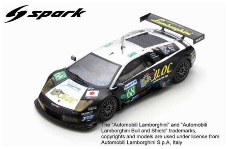 Product 1:43 | Spark S9603 | Lamborghini Murcielago R-GT LM 2009 #68 - M.Apicella - A.Yogo - Y.Yamagishi