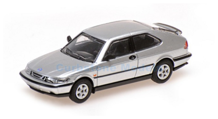 Product 1:87 | Minichamps 870170122 | Saab 900 TURBO 16S  AERO COUPE Zilver metallic 1987