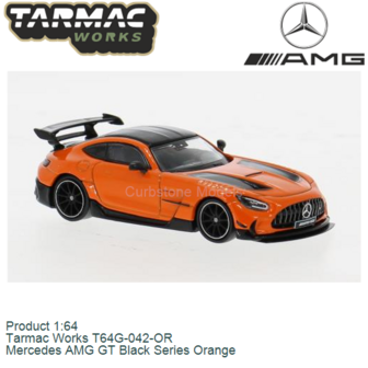 Product 1:64 | Tarmac Works T64G-042-OR | Mercedes AMG GT Black Series Orange