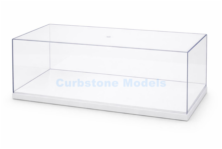 Product 1:24 | Triple 9 Collection T9-249906 | Vitrine kunststof wit Transparant / Wit