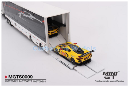 Product 1:64 | MiniGT MGTS0009 | Western Star Racing Transporter | Corvette Racing 2023 - N.Catsburg - N.Varrone - A.Garcia - J