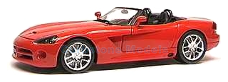 Product 1:18 | Hotwheels 53836 | Dodge Viper SRT-10 cabrio Rood