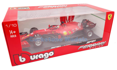 Product 1:18 | Bburago 18-16809S | Scuderia Ferrari SF21 2021 #55 - C.Sainz