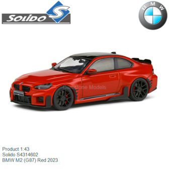 Product 1:43 | Solido S4314602 | BMW M2 (G87) Red 2023